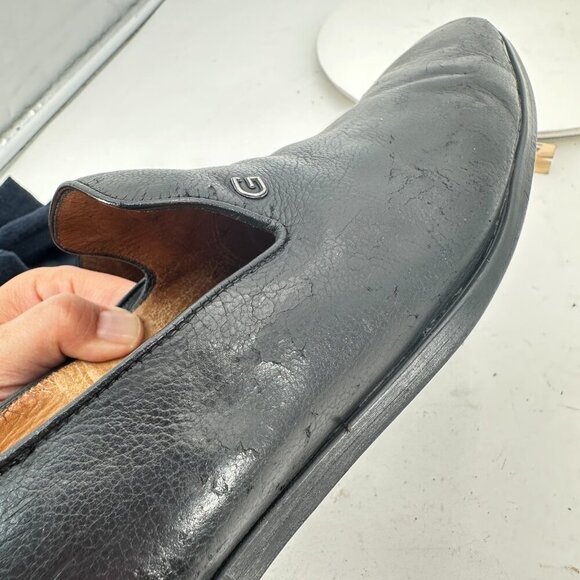 Gucci Men Size UK 9 US 10 Black Leather Slip On Loafer Dress Shoes - Picture 11 of 13